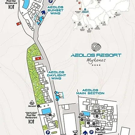 מלון Aeolos Mykonos Town